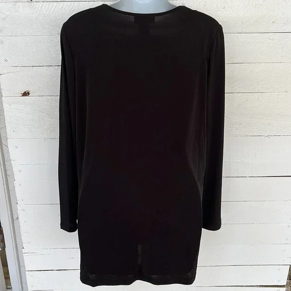 Carmen Marc Valvo Bling Shirt Size M - Picture 4 of 8